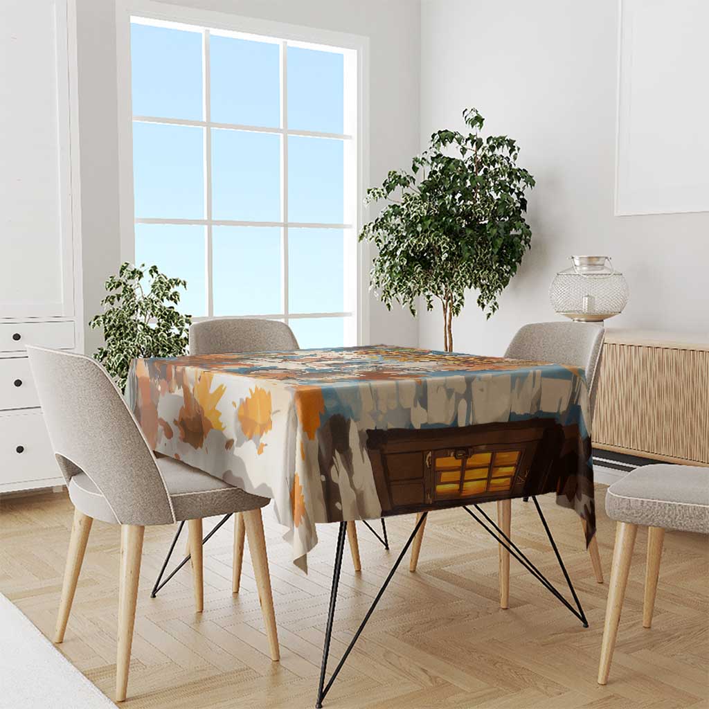 Oktoberfest Tablecloth with Beer Mug Illustration White Diamond Pattern - Wonder Print Shop