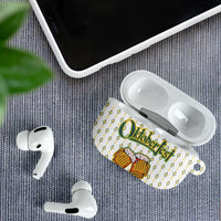 Oktoberfest AirPods Case with Oktoberfest Beer Mug Illustration White Diamond - Wonder Print Shop
