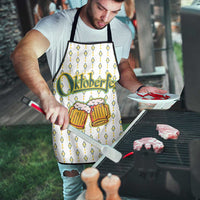 Oktoberfest Apron with Oktoberfest Beer Mug Illustration White Diamond - Wonder Print Shop