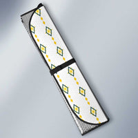 Oktoberfest Auto Sun Shade with Oktoberfest Beer Mug Illustration White Diamond - Wonder Print Shop