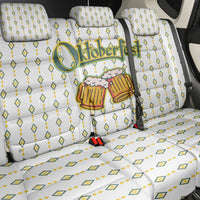 Oktoberfest Back Car Seat Cover with Oktoberfest Beer Mug Illustration White Diamond - Wonder Print Shop