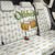 Oktoberfest Back Car Seat Cover with Oktoberfest Beer Mug Illustration White Diamond - Wonder Print Shop