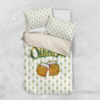 Oktoberfest Bedding Set with Oktoberfest Beer Mug Illustration White Diamond - Wonder Print Shop