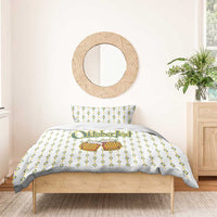 Oktoberfest Bedding Set with Oktoberfest Beer Mug Illustration White Diamond - Wonder Print Shop