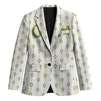 Oktoberfest Blazer with Oktoberfest Beer Mug Illustration White Diamond - Wonder Print Shop