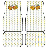 Oktoberfest Car Mats with Oktoberfest Beer Mug Illustration White Diamond - Wonder Print Shop