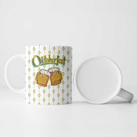 Oktoberfest Ceramic Mug with Oktoberfest Beer Mug Illustration White Diamond - Wonder Print Shop