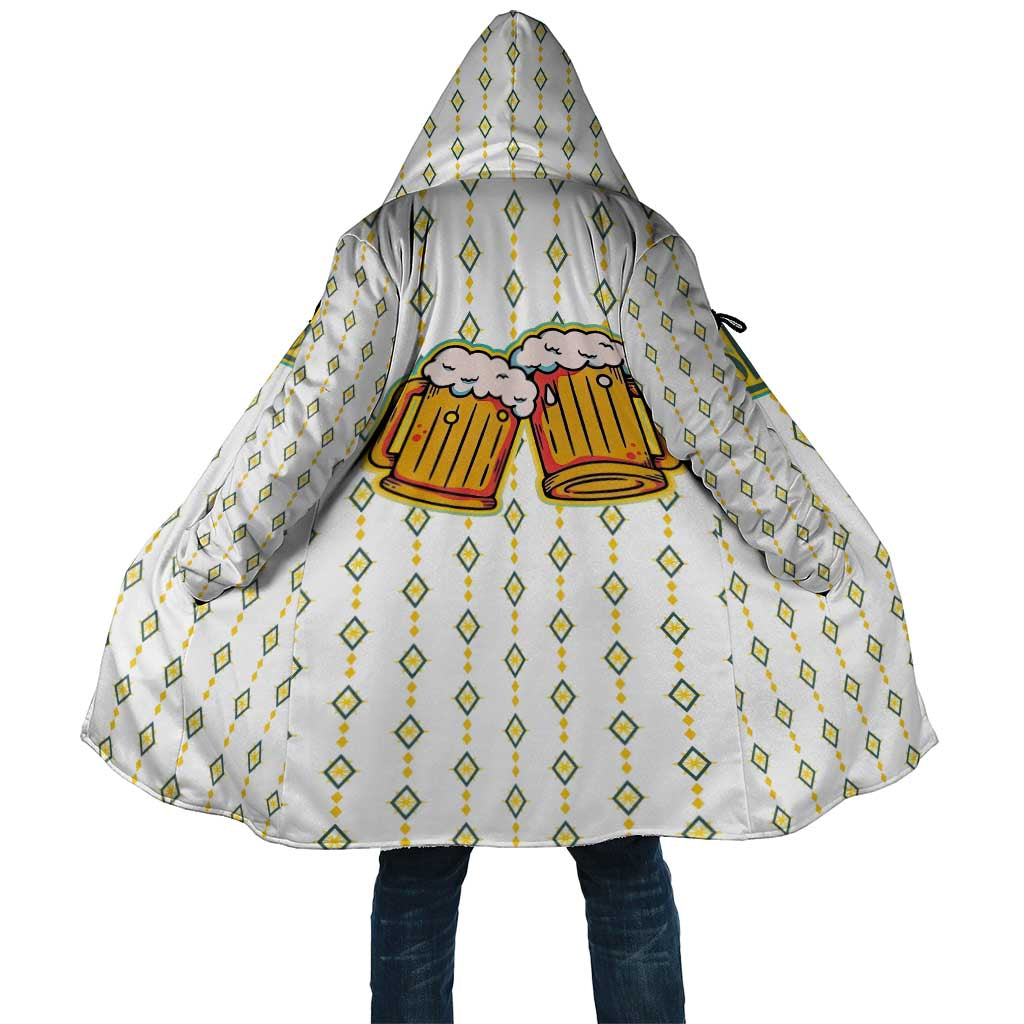 Oktoberfest Cloak with Oktoberfest Beer Mug Illustration White Diamond - Wonder Print Shop