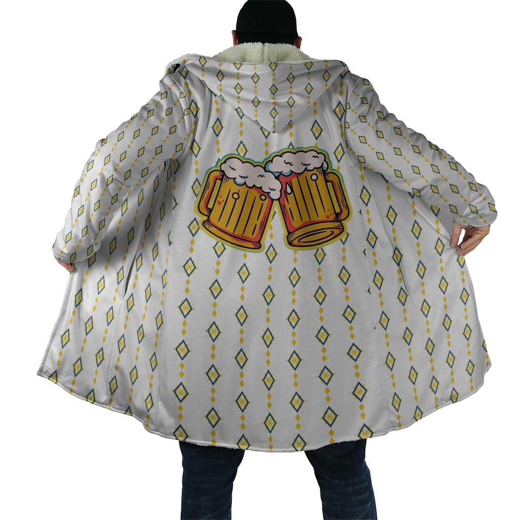 Oktoberfest Cloak with Oktoberfest Beer Mug Illustration White Diamond - Wonder Print Shop