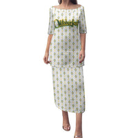 Oktoberfest Family Matching Puletasi and Hawaiian Shirt with Oktoberfest Beer Mug Illustration White Diamond - Wonder Print Shop