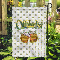 Oktoberfest Garden Flag with Oktoberfest Beer Mug Illustration White Diamond - Wonder Print Shop