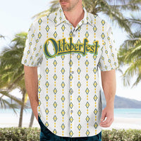 Oktoberfest Hawaiian Shirt with Oktoberfest Beer Mug Illustration White Diamond - Wonder Print Shop