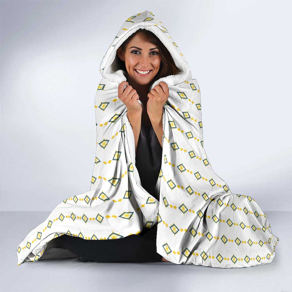 Oktoberfest Hooded Blanket with Oktoberfest Beer Mug Illustration White Diamond - Wonder Print Shop