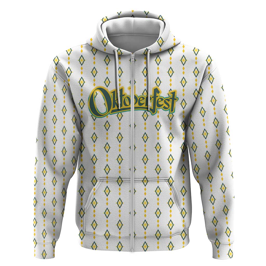 Oktoberfest Hoodie with Oktoberfest Beer Mug Illustration White Diamond - Wonder Print Shop