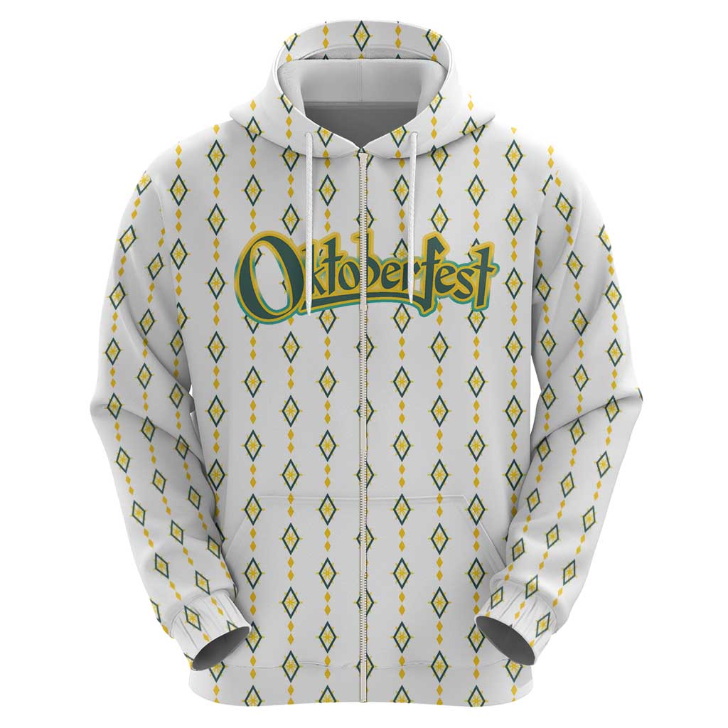 Oktoberfest Hoodie with Oktoberfest Beer Mug Illustration White Diamond - Wonder Print Shop