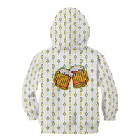 Oktoberfest Kid Hoodie with Oktoberfest Beer Mug Illustration White Diamond - Wonder Print Shop