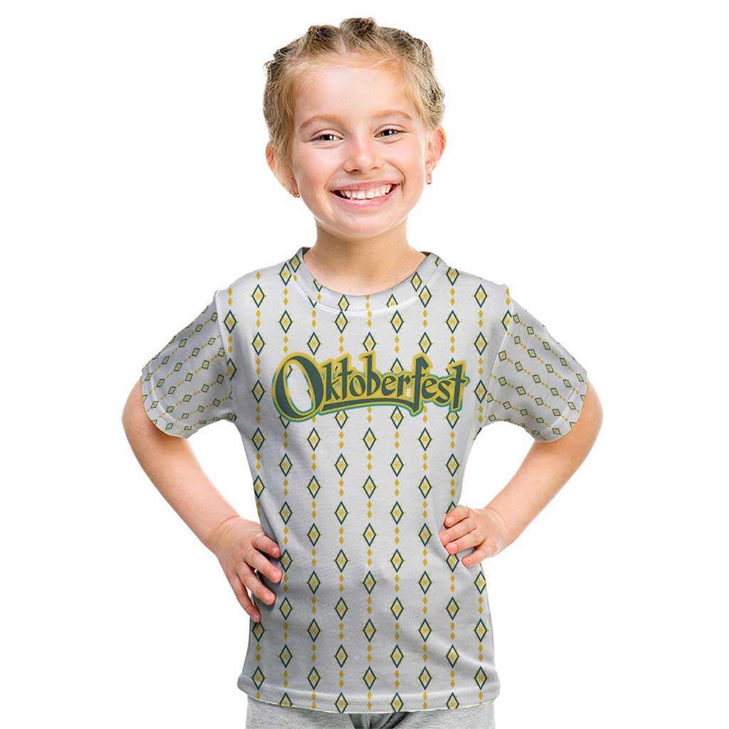 Oktoberfest Kid T Shirt with Oktoberfest Beer Mug Illustration White Diamond - Wonder Print Shop