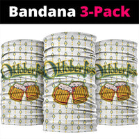 Oktoberfest Neck Gaiter with Oktoberfest Beer Mug Illustration White Diamond - Wonder Print Shop