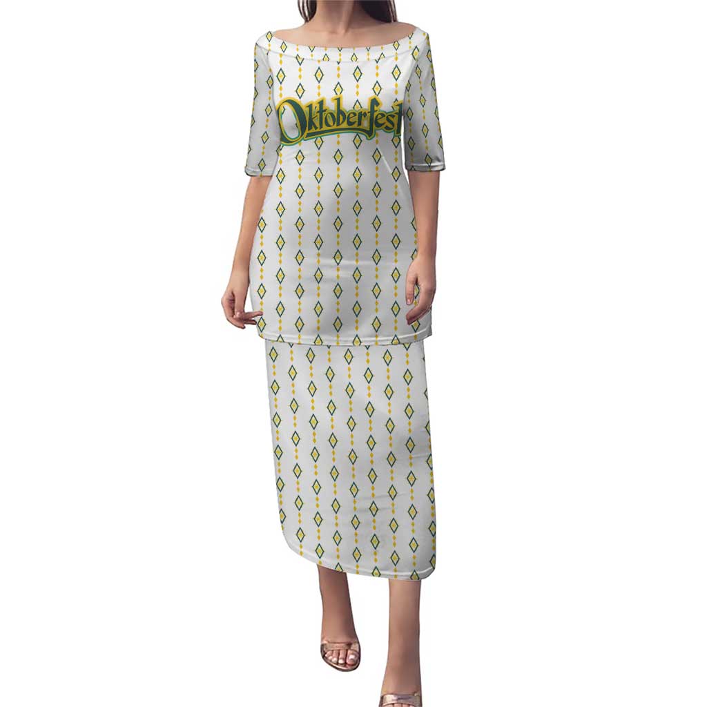 Oktoberfest Puletasi with Oktoberfest Beer Mug Illustration White Diamond - Wonder Print Shop