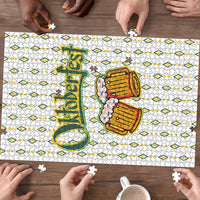 Oktoberfest Puzzle with Oktoberfest Beer Mug Illustration White Diamond - Wonder Print Shop