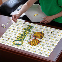 Oktoberfest Puzzle with Oktoberfest Beer Mug Illustration White Diamond - Wonder Print Shop