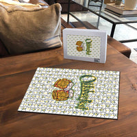 Oktoberfest Puzzle with Oktoberfest Beer Mug Illustration White Diamond - Wonder Print Shop