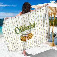 Oktoberfest Sarong with Oktoberfest Beer Mug Illustration White Diamond - Wonder Print Shop