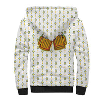 Oktoberfest Sherpa Hoodie with Oktoberfest Beer Mug Illustration White Diamond - Wonder Print Shop