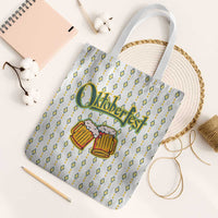 Oktoberfest Tote Bag with Oktoberfest Beer Mug Illustration White Diamond - Wonder Print Shop