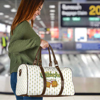Oktoberfest Travel Bag with Oktoberfest Beer Mug Illustration White Diamond - Wonder Print Shop