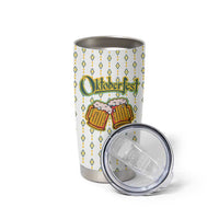 Oktoberfest Tumbler Cup with Oktoberfest Beer Mug Illustration White Diamond - Wonder Print Shop
