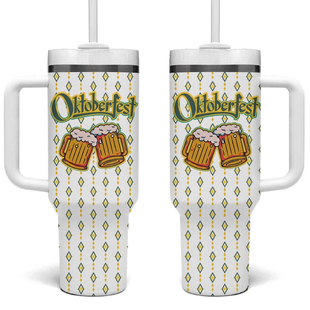 Oktoberfest Tumbler With Handle with Oktoberfest Beer Mug Illustration White Diamond - Wonder Print Shop