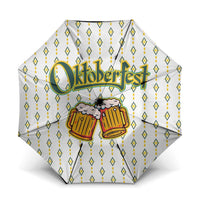 Oktoberfest Umbrella with Oktoberfest Beer Mug Illustration White Diamond - Wonder Print Shop