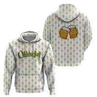 Oktoberfest Zip Hoodie with Oktoberfest Beer Mug Illustration White Diamond - Wonder Print Shop