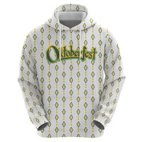 Oktoberfest Zip Hoodie with Oktoberfest Beer Mug Illustration White Diamond - Wonder Print Shop