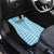 Oktoberfest Car Mats with Beer Glass Illustration Blue White Diamond - Wonder Print Shop
