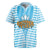 Oktoberfest Rugby Jersey with Beer Glass Illustration Blue White Diamond - Wonder Print Shop