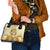 Oktoberfest Shoulder Handbag with Beer Bottle and Pretzel Illustration Beige Diamond - Wonder Print Shop