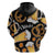 Oktoberfest Hoodie with Beer Mug and Pretzel Illustration Black Festive - Wonder Print Shop