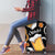 Oktoberfest Luggage Cover with Beer Mug and Pretzel Illustration Black Festive - Wonder Print Shop