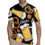 Oktoberfest Rugby Jersey with Beer Mug and Pretzel Illustration Black Festive - Wonder Print Shop