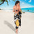 Oktoberfest Sarong with Beer Mug and Pretzel Illustration Black Festive - Wonder Print Shop