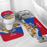 Personalized Armenia Heritage Bathroom Set Ararat Monastery Rising In Freedom Patriotic Doves