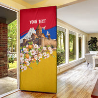 Personalized Armenia Heritage Door Cover Ararat Monastery Rising In Freedom Patriotic Doves