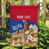 Personalized Armenia Heritage Garden Flag Ararat Monastery Rising In Freedom Patriotic Doves