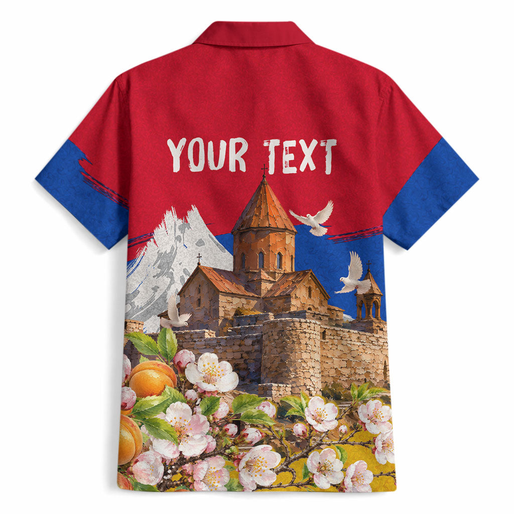 Personalized Armenia Heritage Hawaiian Shirt Ararat Monastery Rising In Freedom Patriotic Doves