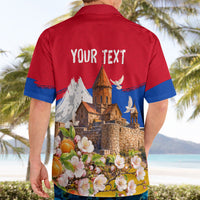 Personalized Armenia Heritage Hawaiian Shirt Ararat Monastery Rising In Freedom Patriotic Doves