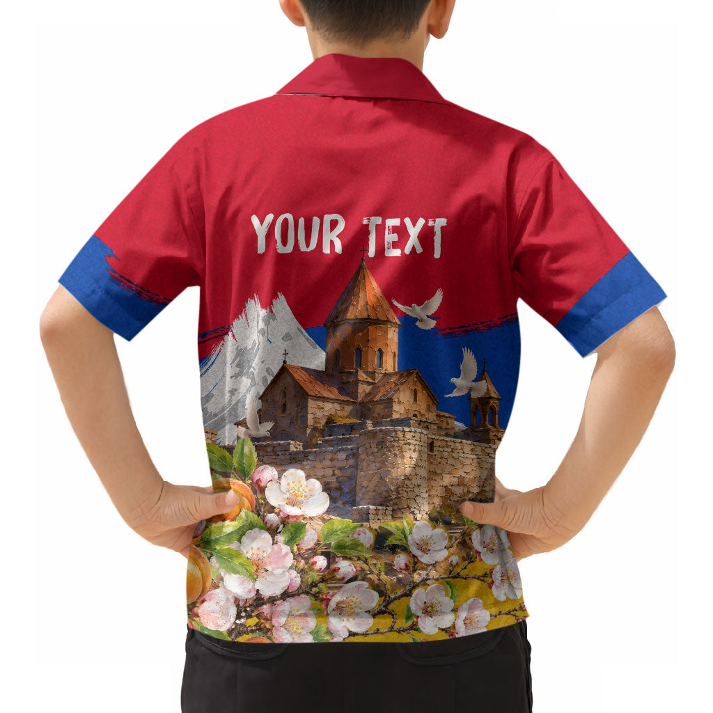 Personalized Armenia Heritage Hawaiian Shirt Ararat Monastery Rising In Freedom Patriotic Doves