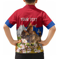 Personalized Armenia Heritage Hawaiian Shirt Ararat Monastery Rising In Freedom Patriotic Doves