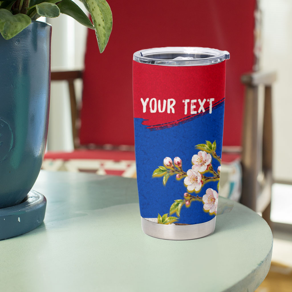 Personalized Armenia Heritage Tumbler Cup Ararat Monastery Rising In Freedom Patriotic Doves